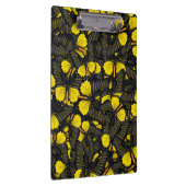 Gelber Schwarzschmetterlingshuhn | Schmetterlingsk Klemmbrett (Rechts)