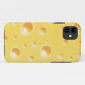 Gelber Schweizer Käse-Scheibe-Beschaffenheit Case-Mate iPhone Hülle (Rückseite (Horizontal))