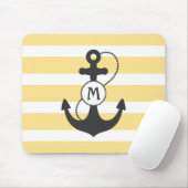 Gelber Seeanker Mousepad (Mit Mouse)