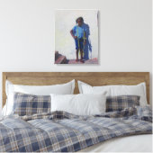 Gelber Seil 2014 Leinwanddruck (Insitu (Schlafzimmer))