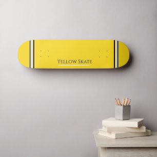 Gelber Skate Skateboard