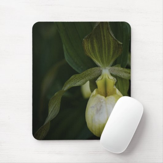 Gelber Slipper 2 Mousepad (Mit Mouse)