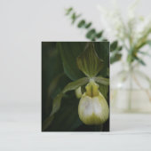 Gelber Slipper 2 Postkarte (Stehend Vorderseite)