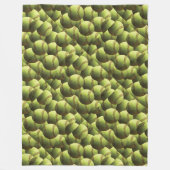 Gelber Softball-multi Diamant Fleecedecke (Vorderseite)