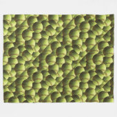 Gelber Softball-multi Diamant Fleecedecke (Vorderseite (Horizontal))