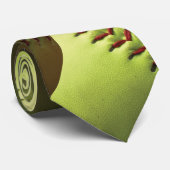 *Gelber Softball-Wallpapereffekt Krawatte (Gerollt)