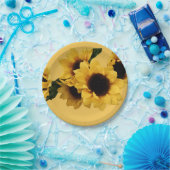 Gelber Sonnenblume-Pappteller Pappteller (Party)