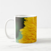 Gelber Sonnenblumenkaffee Kaffeetasse (Links)