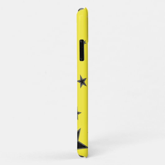 gelber Star Case-Mate iPhone Hülle (Hinten/Rechts)