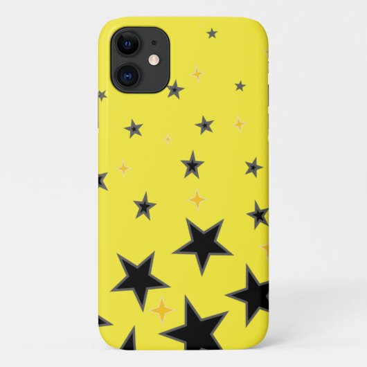 gelber Star Case-Mate iPhone Hülle (Rückseite)