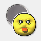 Gelber Stehhalter Magnet (Vorderseite/Rückseite)