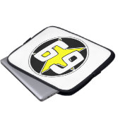 Gelber Stern 69 Laptopschutzhülle (Vorne Knopf)