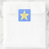 Gelber Stern, du bist ein Star Stickers (Tasche)