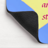 Gelber Stern, du bist ein Stern - Mousepad (Ecke)