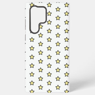 Gelber Stern Süßes Minimalistisches Muster Samsung Galaxy Hülle
