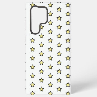 Gelber Stern Süßes Minimalistisches Muster Samsung Galaxy Hülle