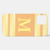 Gelber Streifen Case-Mate iPhone Hülle (Rückseite (Horizontal))