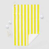 Gelber Streifen Golf Handtuch (Insitu)