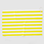 Gelber Streifen Golf Handtuch (Horizontal)