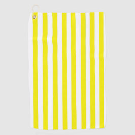 Gelber Streifen Golf Handtuch