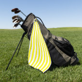 Gelber Streifen Golf Handtuch (Gras)