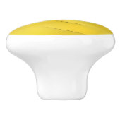 Gelber Swirl Keramikknauf (Seitenansicht)