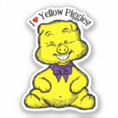 Gelber Tag Aufkleber (Vorderseite)