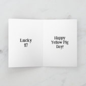 Gelber Tag Karte (Innenseite)