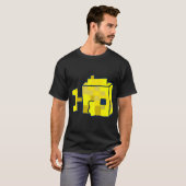 Gelber Tang Minecraft T-Shirt (Vorne ganz)