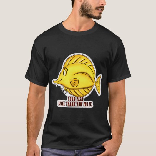 Gelber Tang T-Shirt (Vorderseite)
