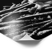 Gelber Tangfisch mit Koralle - Foto drucken (Ecke)