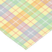 Gelber Tartan Kariert Tischdecke (Schrägansicht)