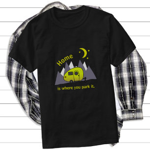 Gelber Teardrop Camper Trailer T - Shirt