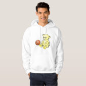 Gelber Teddybär Hoodie (Vorne ganz)