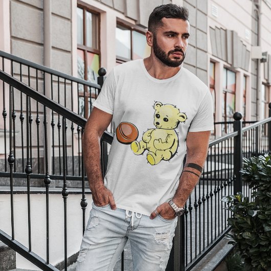Gelber Teddybär T-Shirt