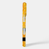 Gelber TrittHonigkamm mit Hummel Case-Mate iPhone Hülle (Rückseite / Rechts)