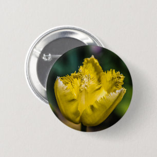 Gelber Tulip Button