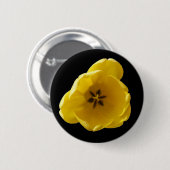 Gelber Tulip-Button Button (Vorne & Hinten)