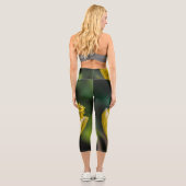 Gelber Tulip Capri Leggings (Rückseite)