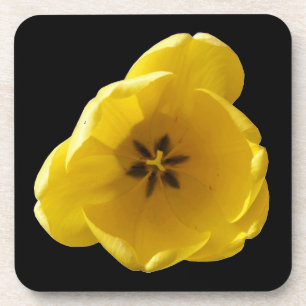 Gelber Tulip-Cork-Untersetzer Untersetzer