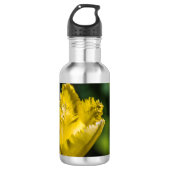 Gelber Tulip Edelstahlflasche (Vorderseite)