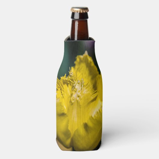 Gelber Tulip Flaschenkühler (Flaschenvorderseite)