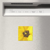 Gelber Tulip Freigestelltes Magnet (In Situ (Geschirrspüler))