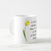 Gelber Tulip Kaffeetasse (Vorderseite Links)