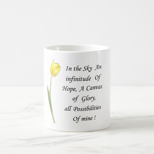Gelber Tulip Kaffeetasse (Mittel)
