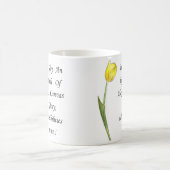 Gelber Tulip Kaffeetasse (Mittel)