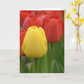 Gelber Tulip Karte (Gelbe Blume)