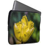 Gelber Tulip Laptopschutzhülle (Vorne Rechts)