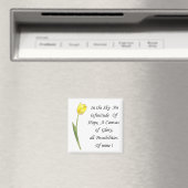 Gelber Tulip Magnet (In Situ (Geschirrspüler))