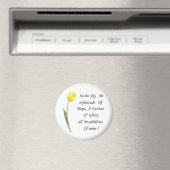 Gelber Tulip Magnet (In Situ (Geschirrspüler))